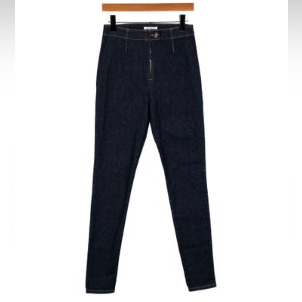 ALAIA JEANS - High Rise Skinny Leg Jeans - NWT - Bergdorf Goodman